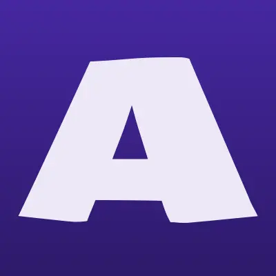 Алмаленс, компания по разработке мобильных приложений, лого-визитка
